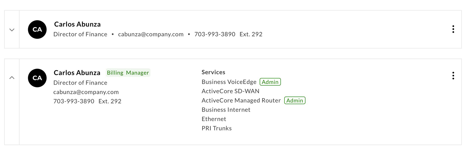 User Management: User Entry